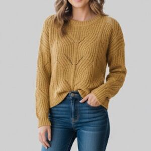 Madewell cable knit sweater